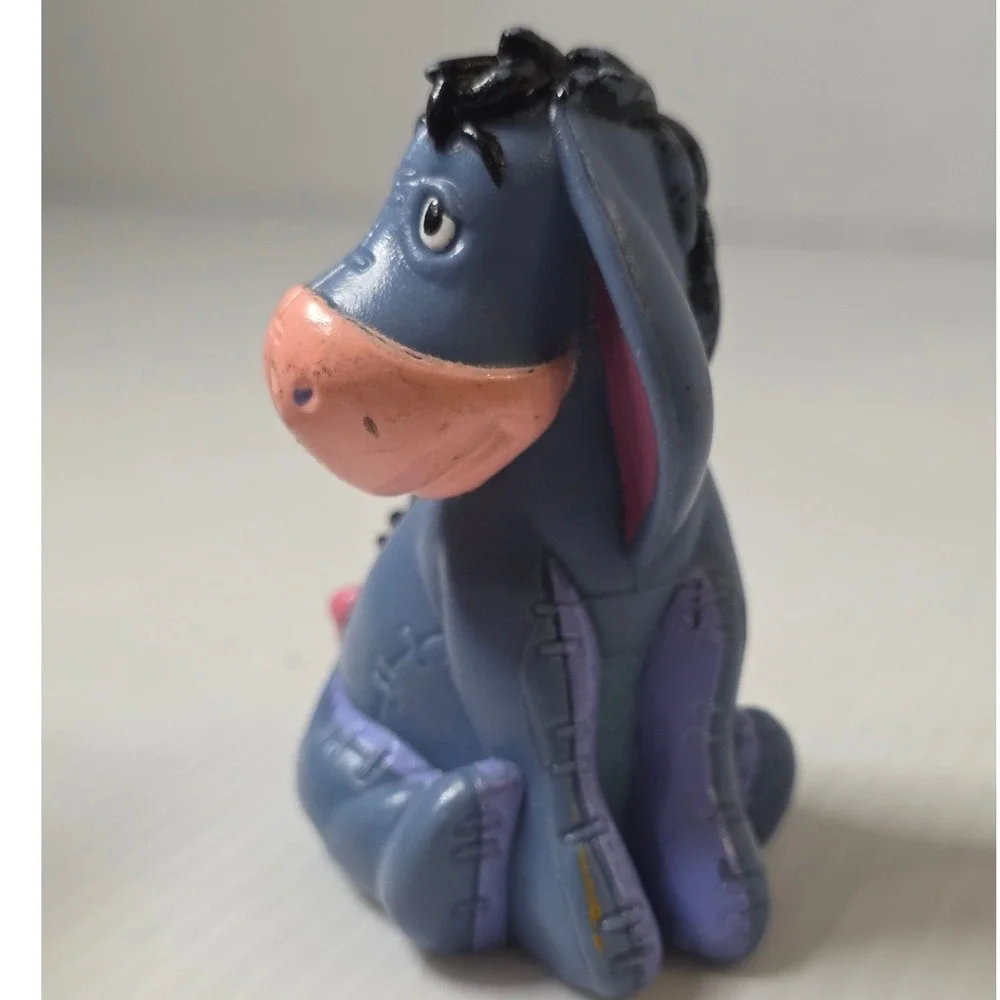 Disney Eeyore‎ PVC Figure Small Blue Fair Winnie the Pooh Collectible Toy